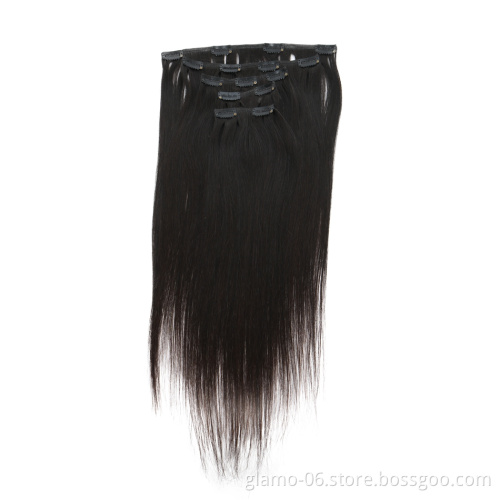 Cheveux Humain Human Hair 4C Human Hair Clip Ins Bleaching Hair Extensions
